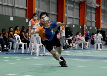 PEMAIN perseorangan negara, Faiz Rozain antara wakil Malaysia di pentas final badminton individu di temasya AUG 2022.