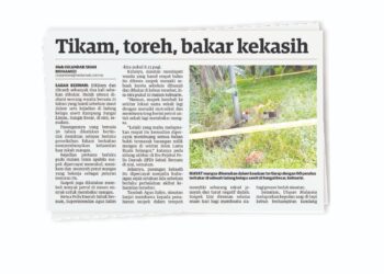 Keratan akhbar Utusan Malaysia 25 Mei 2023.