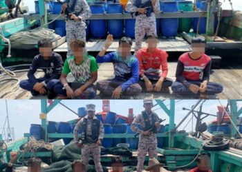 MARITIM Malaysia Pulau Pinang menahan dua buah bot nelayan tempatan kelas C di perairan Pulau Kendi semalam kerana melanggar syarat lesen dan menggajikan PATI sebagai kru.