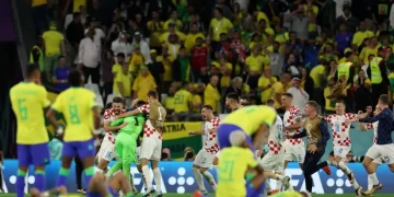 PEMAIN Croatia meraikan kejayaan mereka mara ke separuh akhir Piala Dunia 2022.