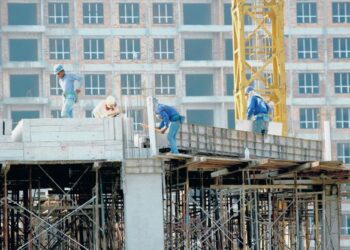 SEKTOR pembinaan rekod prestasi memberangsangkan pada suku pertama 2024.  - GAMBAR HIASAN