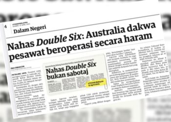 KERATAN laporan Utusan Malaysia.
