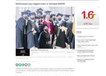 Keratan akhbar Utusan Malaysia keluaran 18 Mei.