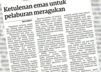 KERATAN laporan Utusan Malaysia.