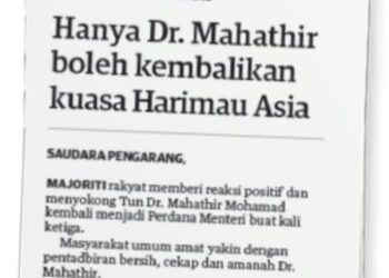 KERATAN akhbar 26 September 2022