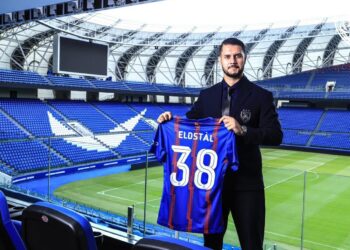 JUNIOR Eldstal diperkenalkan sebagai pemain baharu JDT.  - IHSAN JOHOR SOUTHERN TIGERS