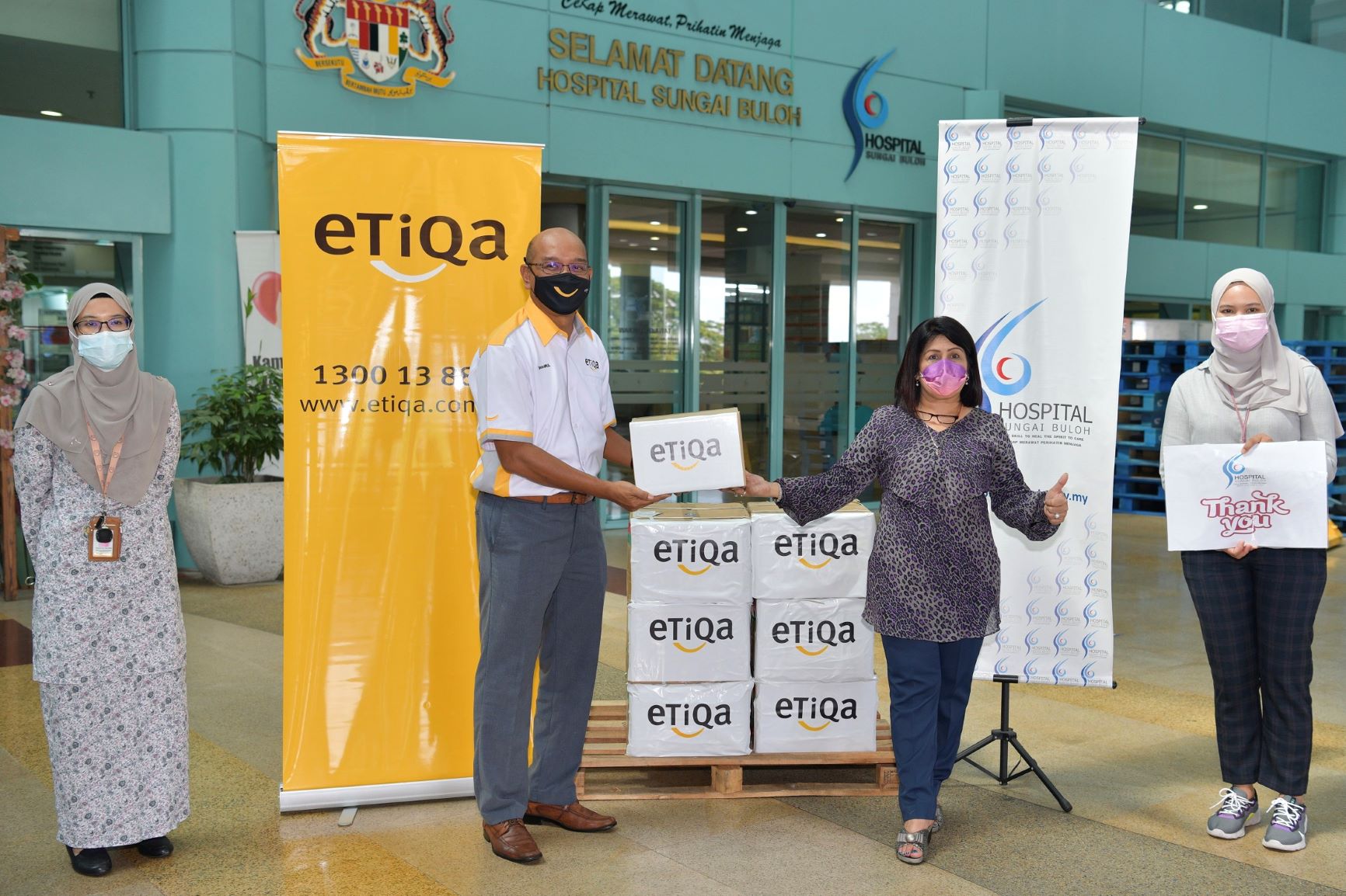 Etiqa Takaful sumbang 300 unit meter aliran oksigen kepada ...