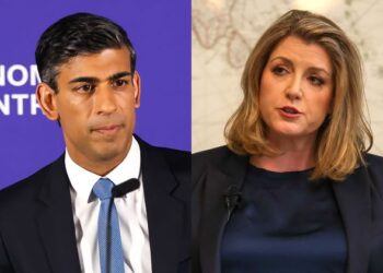 RISHI Sunak bersaing dengan Penny Mordaunt merebut jawatan Perdana Menteri Britain yang baharu. - AGENSI