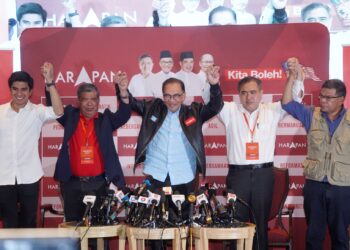 PADA PRU15, PH memenangi 82 kerusi, di mana lebih 60 peratus adalah calon bukan Melayu. –  UTUSAN/FAUZI BAHARUDIN