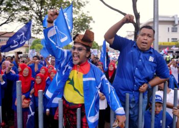 BN akan meraih keuntungan apabila blok-blok parti pembangkang tidak mampu bekerjasama. – GAMBAR HIASAN