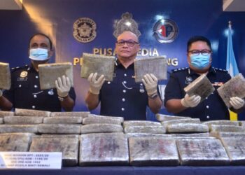 TREND rampasan dadah semakin meningkat dari setahun ke setahun.– UTUSAN/AMIR IRSYAD OMAR