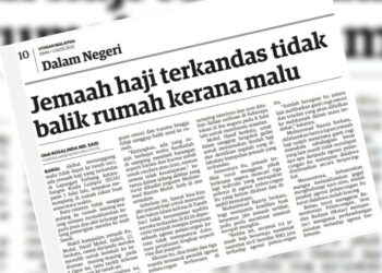 KERATAN laporan Utusan Malaysia.