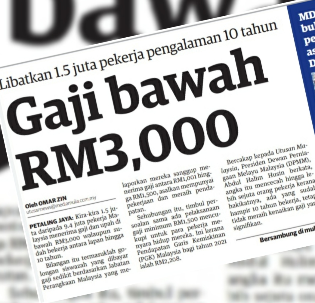 Gaji minimum malaysia 2021