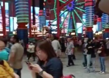 TANGKAP layar video tular di TikTok mendakwa berlaku rompakan di Genting Highlands di Bentong, Pahang.