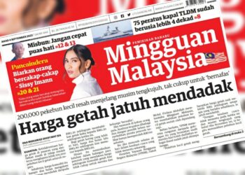 KERATAN laporan Mingguan Malaysia.
