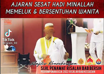 AJARAN sesat Hadi Minallah.