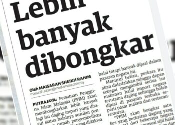 KERATAN laporan Utusan Malaysia