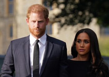 PUTERA Harry bersama Meghan Markle. - AFP