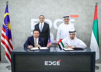 LTAT menandatangani MoU bersama syarikat konglomerat UAE, EDGE Group disaksikan Hishammuddin Tun Hussein di Abu Dhabi, UAE.