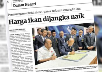 KERATAN laporan Utusan Malaysia.