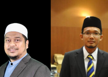 MOHD. Ridzuan Hashim (kanan) dan Muhammad Azmir Azizan dikatakan bakal Menteri Besar Perlis jika Perikatan Nasional menawan Perlis.