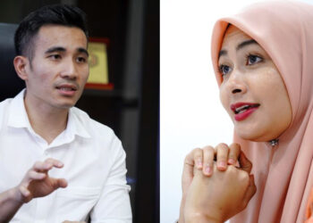 SHAHRIL Hamdan Sufian dan Young Syefura Othman yakin dengan semangat anak muda dalam membuat keputusan dalam pilihan raya.