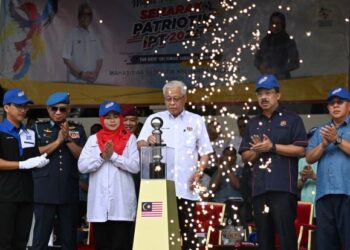 ISMAIL Sabri Yaakob menghadiri Perhimpunan Semangat Patriotik Pelajar IPT di Universiti Pertahanan Awam Sungai Besi, Kuala Lumpur. - PEJABAT PERDANA MENTERI