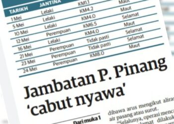 KERATAN laporan Utusan Malaysia hari ini.