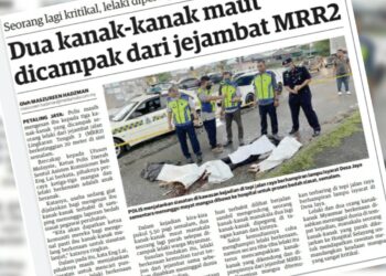 KERATAN laporan Utusan Malaysia semalam.