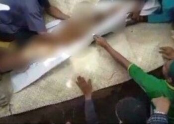 KEADAAN jenazah ustaz Muhya yang dikatakan masih utuh dan berbau harum. - AGENSI