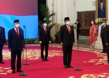 JOKOWI melantik menteri dan timbalan menteri baharu Kabinet Indonesia Maju.-AGENSI