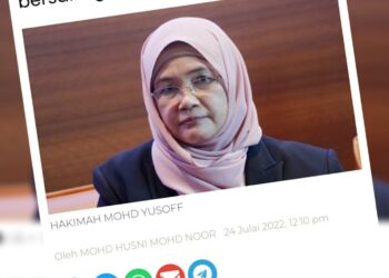 KERATAN laporan Utusan.