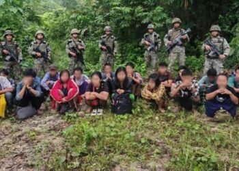 SERAMAI 25 PATI warga Myanmar diberkas ketika cuba menyusup masuk ke negara ini menggunakan laluan tikus di Kuala Nerang, semalam.