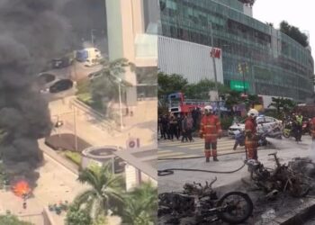 POLIS masih menyiasat motif dan punca kebakaran 13 buah motosikal di tempat parkir Suria KLCC semalam.