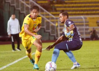 AKSI Kedah FC ketika menentang Penang FC.