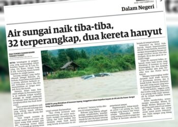 KERATAN laporan Utusan Malaysia.
