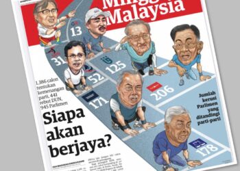 KERATAN akhbar laporan muka depan Mingguan Malaysia 6 November lalu.