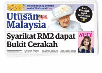 Keratan Utusan Malaysia hari ini.