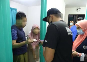 ANTARA pasangan  dicekup JAIM dalam Op Ambang Merdeka di beberapa tempat di Melaka malam tadi.