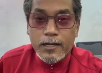 TANGKAP layar video Tik Tok Khairy Jamaluddin ketika membuat dakwaan ada pengundi hantu pada PAU 2022.