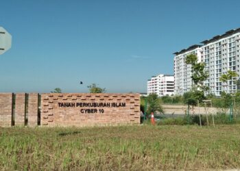 TANAH Perkuburan Islam Raudhatul Baqi' Cyberjaya (dahulu dikenali sebagai Tanah Perkuburan Islam Cyber 10).