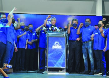 KEMENANGAN besar Barisan Nasional (BN) dalam Pilihan Raya Negeri  di Johor dan Melaka tidak boleh dijadikan sandaran untuk menang PRN di enam lagi negeri tidak lama lagi.