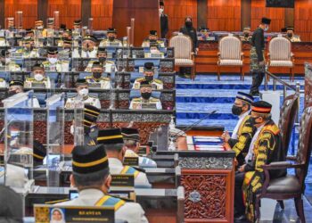 SEKIRANYA Parlimen ingin bergerak menjadi sebuah badan perundangan kelas pertama, tindakan melompat parti tidak patut dijadikan amalan. – IHSAN PARLIMEN MALAYSIA