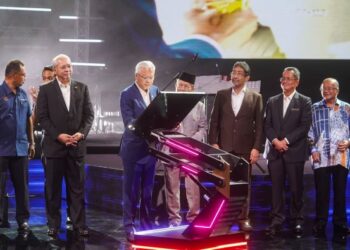 ISMAIL Sabri Yaakob merasmikan Angkasapuri Kota Media, Kuala Lumpur. - UTUSANISHIDDIEQIIN ZON