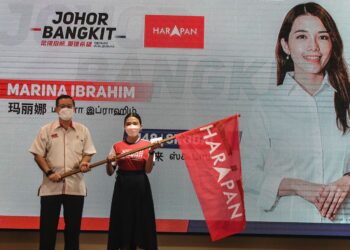 MARINA Ibrahim diumumkan sebagai calon DAP bagi kerusi DUN Skudai pada PRN Johor.