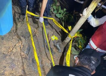 FORENSIK polis menjalankan siasatan di lokasi mayat warga India dibunuh sebelum ditanam sejak Mei tahun 2022 di Subang Jaya, Selangor.