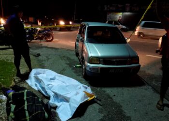 MUHAMMAD Khairul Firdaus Rosli yang terlibat dalam kemalangan di Jalan Salor, Kota Bharu, hari ini.