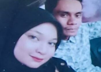 MUHAMMAD Aliff Hafizzudin Samsul bersama bakal tunangnya, Nuralifah Ilyana Azman yang terlibat dalam kemalangan di Kilometer 105, Jalan Kuantan-Kuala Terengganu berhampiran kawasan perindustrian Kerteh, Kemaman, malam tadi.