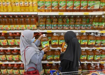 HARGA runcit minyak masak botol kekal.