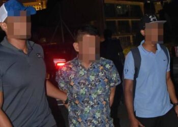 MOHAMED Kazali Salleh ketika diberkas pada Disember 2018. - AGENSI